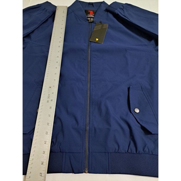 TBY Outdoor Basic Jacket Zip Coat Men's Large Blue Travels Together With You TRR - Picture 11 of 11